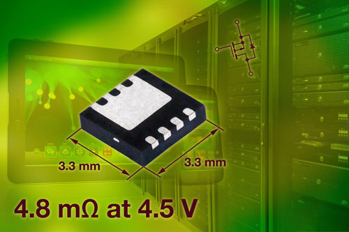 Vishayl(f)¿20V PϵMOSFET  4.8mΩ͌(do)ͨ