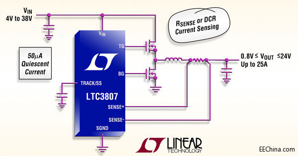 ƳoB(ti)ͬ DC/DC  LTC3807