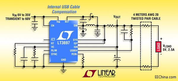 Ƴ|aܵ 5V2.5A USB35V ݔ뽵ͷ