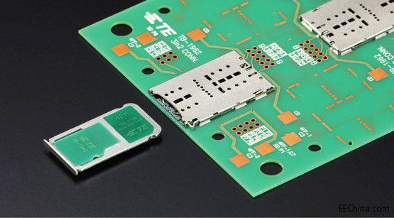 TE ConnectivityƳ3x2惦BͬrSIMmicro SD