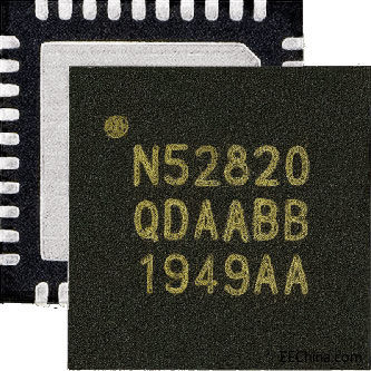 Nordic nRF52820 SoCnRF52ϵеͶȫUSB 2.0{ 5.2͹{{ MeshThreadZigbee֧