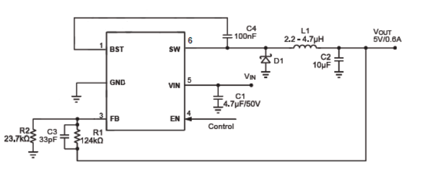 36V0.6A ZCC2451  MP2451