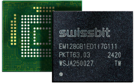 Swissbit EM-30I3D-NAND e.MMC-5.1 BGA