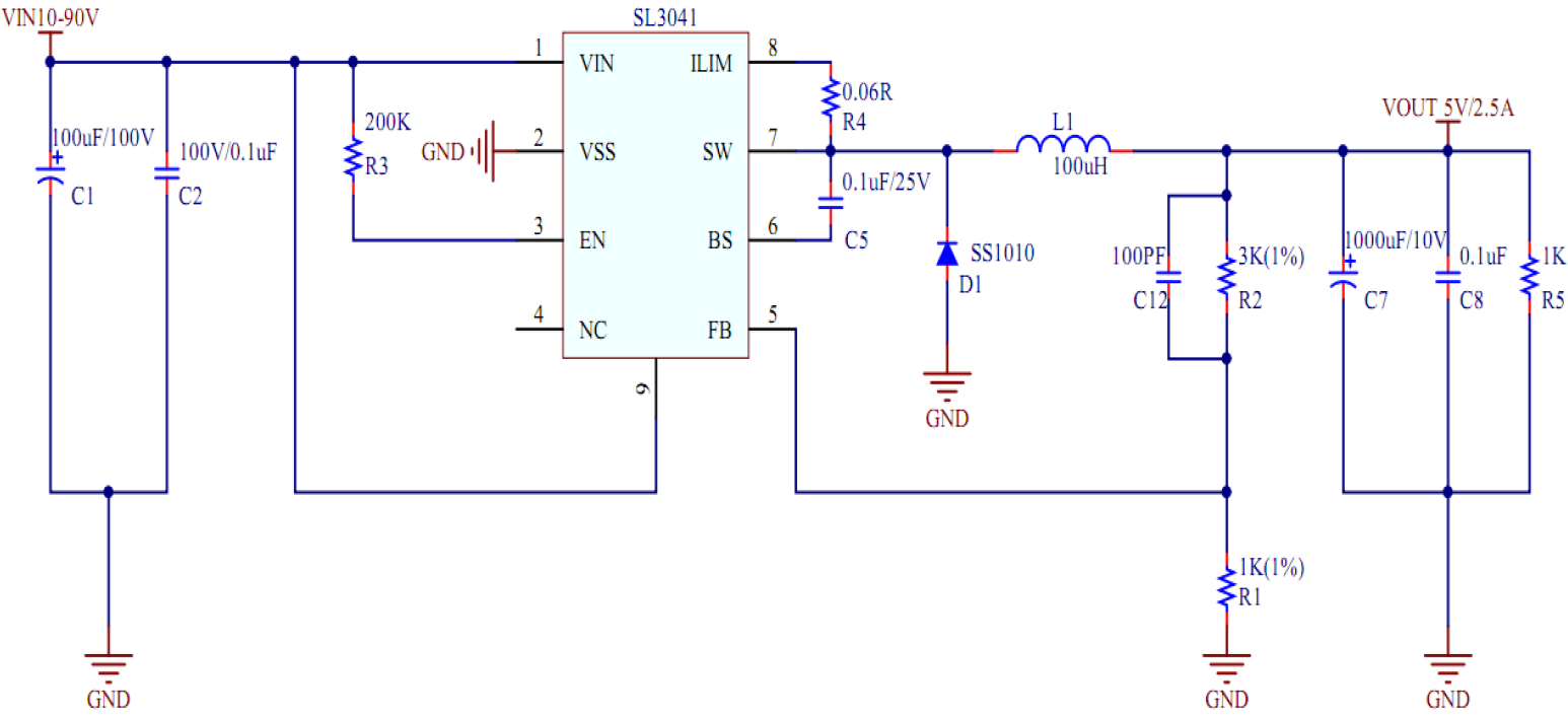 100V 3A Чʣ͹ģ_PԴоƬMP9486A,MP9487A