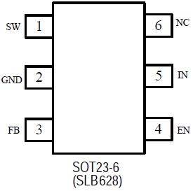 SLB628 DCDC5V16.8V 12V 0.5Aι늳㉺оƬ