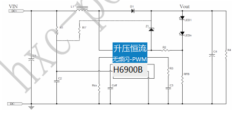 ݺH6900B 12V24V 60V  5V12VоƬ DC-DC LED(q)(dng)IC 300W