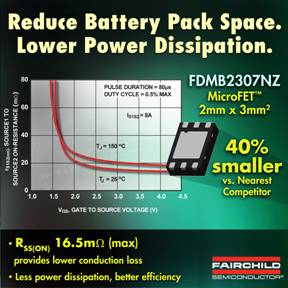 Fairchild_l(f)PowerTrench MOSFETFDMB2307NZ