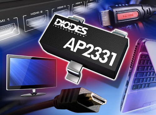 HDMI˿ڱo(h)ܵؓ(f)d_P(gun)AP2331Diodes